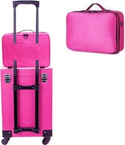 VDD Visagie Make Up Koffer - Make Up Cosmetica Tas - Beauty Case - Reiskoffer - Groot 41 X 31 X 14 Cm -Cosmeticawinkel 1029x1200 4