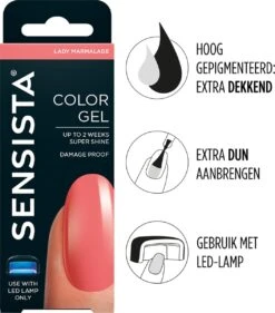 Sensista Color Gel Lady Marmalade - Roze