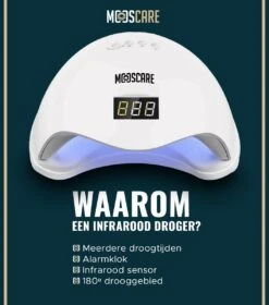 MOOSCARE 48 Watt LED Lamp Voor Gellak Nagels - UV Lamp Gelnagels - Nail Art Nagellamp - Gel Nagellak Nageldroger 12 MOOSCARE 48 Watt LED Lamp Voor Gellak Nagels - UV Lamp Gelnagels - Nail Art Nagellamp - Gel Nagellak Nageldroger -Cosmeticawinkel 1057x1200 3