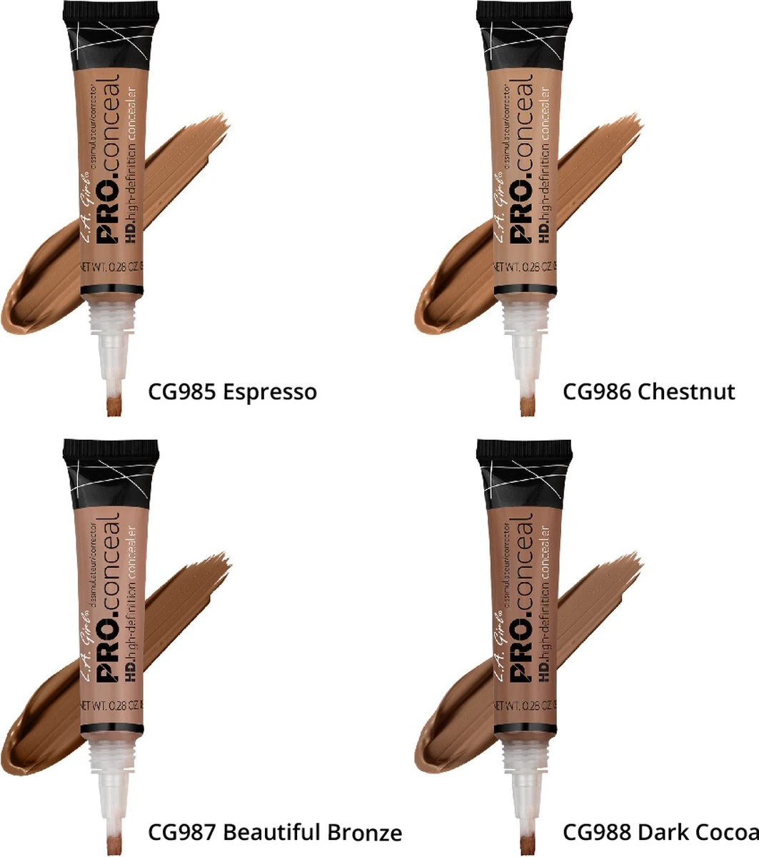 LA Girl - HD PRO Concealer - Dark Cocao 3 LA Girl - HD PRO Concealer - Dark Cocao