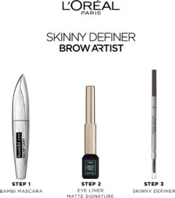 L’Oréal Paris Brow Artist Skinny Definer Wenkbrauwpotlood - 101 Blonde - Ultradun -Cosmeticawinkel 1064x1200 4