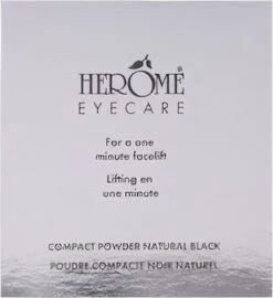 Herome Eye Care Wenkbrauw Poeder Zwart - Compact Brow Powder Nearly Black - Waterproof Verrijkt Met Panthenol - Volumineuze Wenkbrauwen In Een Handomdraai -Cosmeticawinkel 1097x1200 1