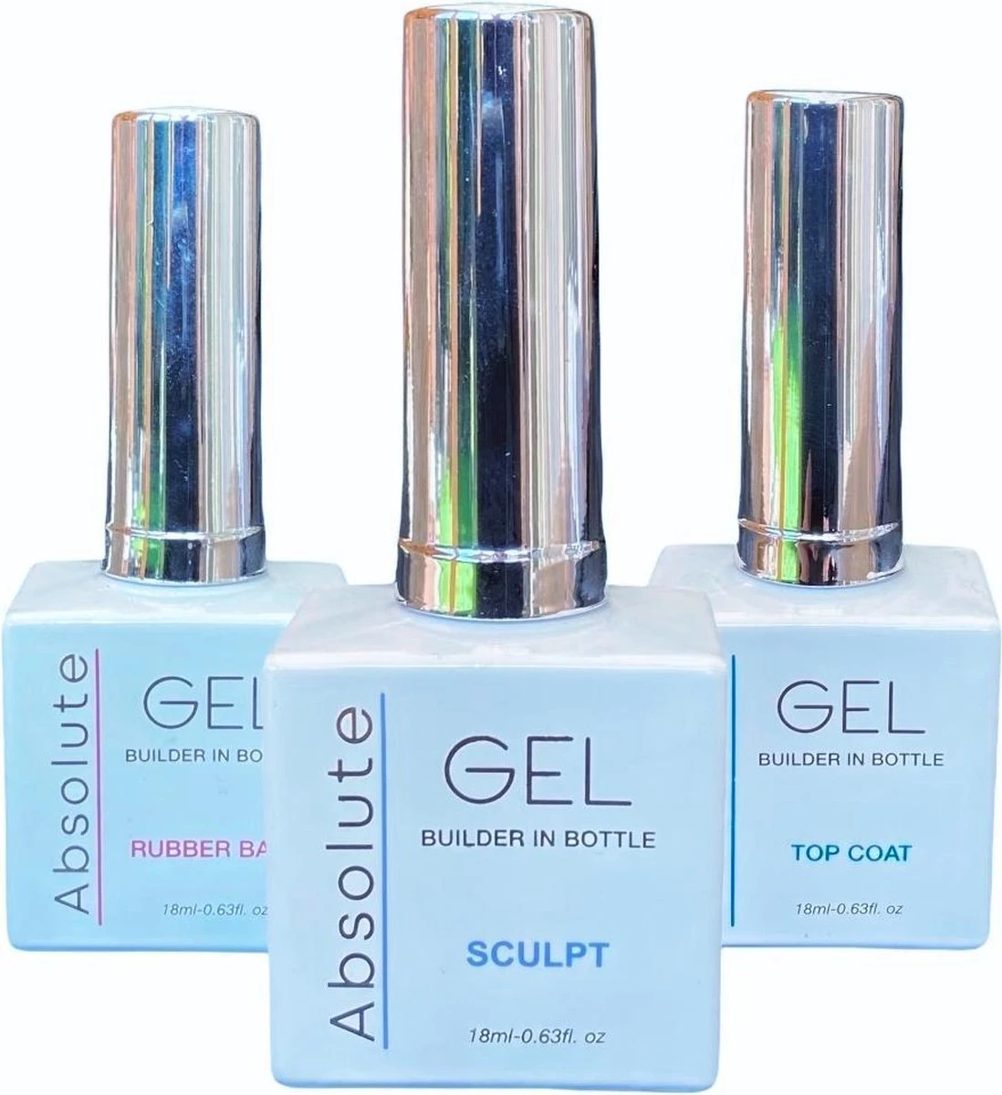 Gellex - SET Absolute Builder Gel In A Bottle #32 ''Hecate'' - Gel Starterspakket 3x18ml - Gel Nagellak Set- Gel Nagels 3 Gellex - SET Absolute Builder Gel In A Bottle #32 ''Hecate'' - Gel Starterspakket 3x18ml - Gel Nagellak Set- Gel Nagels