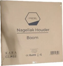 Confibel Nagellak Houder - Nagellak Flesjes Organizer - Essentiële Oliën Organizer - Rek Voor Flesjes - Wanddecoratie - Zwart -Cosmeticawinkel 1146x1200 1