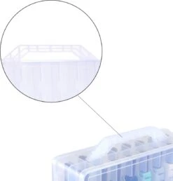 Nagellak Organizer - Koffer Met Vakverdeling - Ruimte Voor 48 Verschillende Nagellakpotjes - 35 X 30 Cm - Kunststof - Naaigarenopbergkoffer -Cosmeticawinkel 1149x1200 6