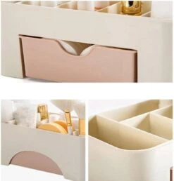 Make-Up Organizer Met Lade – Roze – Geschikt Voor Kwasten, Make-Up Producten & Wattenschijfjes 8 Make-Up Organizer Met Lade – Roze – Geschikt Voor Kwasten, Make-Up Producten & Wattenschijfjes -Cosmeticawinkel 1149x1200 7