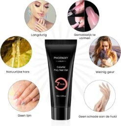 Merkloos Polygel Nagels Starterspakket | 12 Stuks | Langdurig | Polygel Kit | Polygel Nagels | Set 3 -Cosmeticawinkel 1154x1200 7