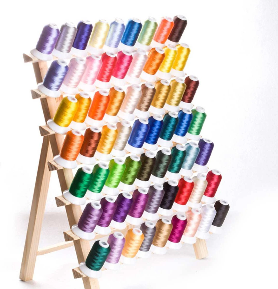 Merkloos Houten Naaigaren Rek - 60 Houders Voor Garen - Voor Naaien & Borduren - Opbergrek Staand - 60 Pinnen - Houder - Organizer - Hout 8 Merkloos Houten Naaigaren Rek - 60 Houders Voor Garen - Voor Naaien & Borduren - Opbergrek Staand - 60 Pinnen - Houder - Organizer - Hout - Afbeelding 6