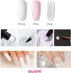 GUAPÀ® Acrylpoeder Pink | Acrylic Powder Roze | Acryl Nagels | Starterspakket | 25 Gr | Professionele Kwaliteit Acryl Poeder -Cosmeticawinkel 1160x1200 5