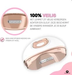 Vulpes BeautyCare® Elektrische Nagelknipper - Nagelschaar Met Opvangbakje – Veilige Nagelschaar Voor Baby’s, Kinderen, Volwassenen En Ouderen - Draadloos En Geruisloos – USB-Oplaadbaar – Rosé / Wit 16 Vulpes BeautyCare® Elektrische Nagelknipper - Nagelschaar Met Opvangbakje – Veilige Nagelschaar Voor Baby’s, Kinderen, Volwassenen En Ouderen - Draadloos En Geruisloos – USB-Oplaadbaar – Rosé / Wit -Cosmeticawinkel 1160x1200 6