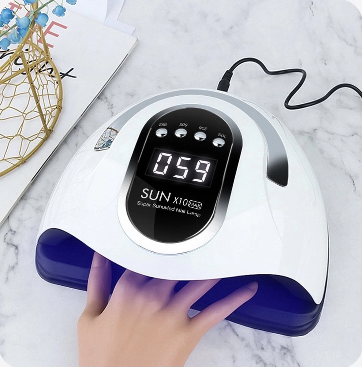 2022 Nageldroger - 280W/66 LEDs - Nagellamp - Nieuw Nageldroger - Wit/Zwart - Manicure/Pedicure Handen En Voeten - Gellak - Gelnagels - Acrylnagels - Top Coat - Matte Top Coat - Led Nagellamp - Uv Nagellamp - Nagels - Nagellak Droger - Tafellamp 3 2022 Nageldroger - 280W/66 LEDs - Nagellamp - Nieuw Nageldroger - Wit/Zwart - Manicure/Pedicure Handen En Voeten - Gellak - Gelnagels - Acrylnagels - Top Coat - Matte Top Coat - Led Nagellamp - Uv Nagellamp - Nagels - Nagellak Droger - Tafellamp