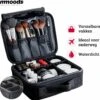Mmoods Make-up Koffer – Make Up Tas Reizen – Makeup Organizer Verstelbaar -Beautycase Waterdicht – Make-up Tasje Voor Onderweg – Toilettas Voor Cosmetica Zwart -Cosmeticawinkel 1184x1200 10