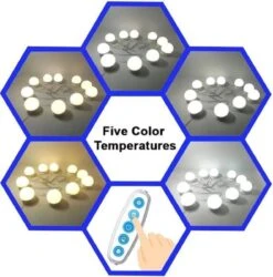 Jumalu Hollywood Spiegellampen – Spiegelverlichting Met 10 LED Lampen – Dimbare Make Up Spiegel Lamp – 4 Meter Kabel 16 Jumalu Hollywood Spiegellampen – Spiegelverlichting Met 10 LED Lampen – Dimbare Make Up Spiegel Lamp – 4 Meter Kabel -Cosmeticawinkel 1185x1200 3