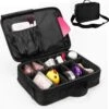 Merkloos Make-up Koffer - Cosmetica - Visagie Opbergtas - Beauty Organizer Met Verstelbare Vakken - 34x23x8CM - Zwart -Cosmeticawinkel 1185x1200 4
