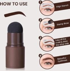 EverToys Wenkbrauw Stempel - Plus Poeder - Eye Brow Stamp - Kit - Trimmer - Potlood - Lash Lift - Stick - Potlood - Set - Bruin 14 EverToys Wenkbrauw Stempel - Plus Poeder - Eye Brow Stamp - Kit - Trimmer - Potlood - Lash Lift - Stick - Potlood - Set - Bruin -Cosmeticawinkel 1187x1200 9