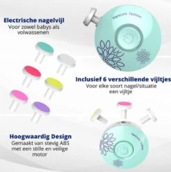 Baby Nagelknipper Groen - Baby Manicureset - Baby Verzorgingsset - Baby Nagelvijl - Baby Nagelschaartje - Baby Nagelset - Elektrisch 9 Baby Nagelknipper Groen - Baby Manicureset - Baby Verzorgingsset - Baby Nagelvijl - Baby Nagelschaartje - Baby Nagelset - Elektrisch -Cosmeticawinkel 1190x1200 11