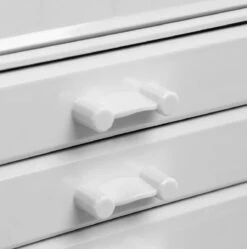 Nancy's Cutler Make-Up Organizer - Make-Up Opslag - 4 Lades - Open Vakken - Wit - Acryl - 24 X 13.5 X 18.5 Cm -Cosmeticawinkel 1191x1200 10