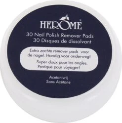 Herome Combi-Pack Caring Nail Polish Remover Duo - 1x Nagellakremover 120ml & 1x Caring Nail Polish Remover Pads 30 -Cosmeticawinkel 1191x1200 7