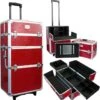 Veronica NAIL-PRODUCTS Aluminium Nagel Trolley 3 In 1 CROCO ROOD, Pedicure, Manicure. Ook Als Sinterklaas Trolley, Trolly, Koffer! -Cosmeticawinkel 1193x1200 12