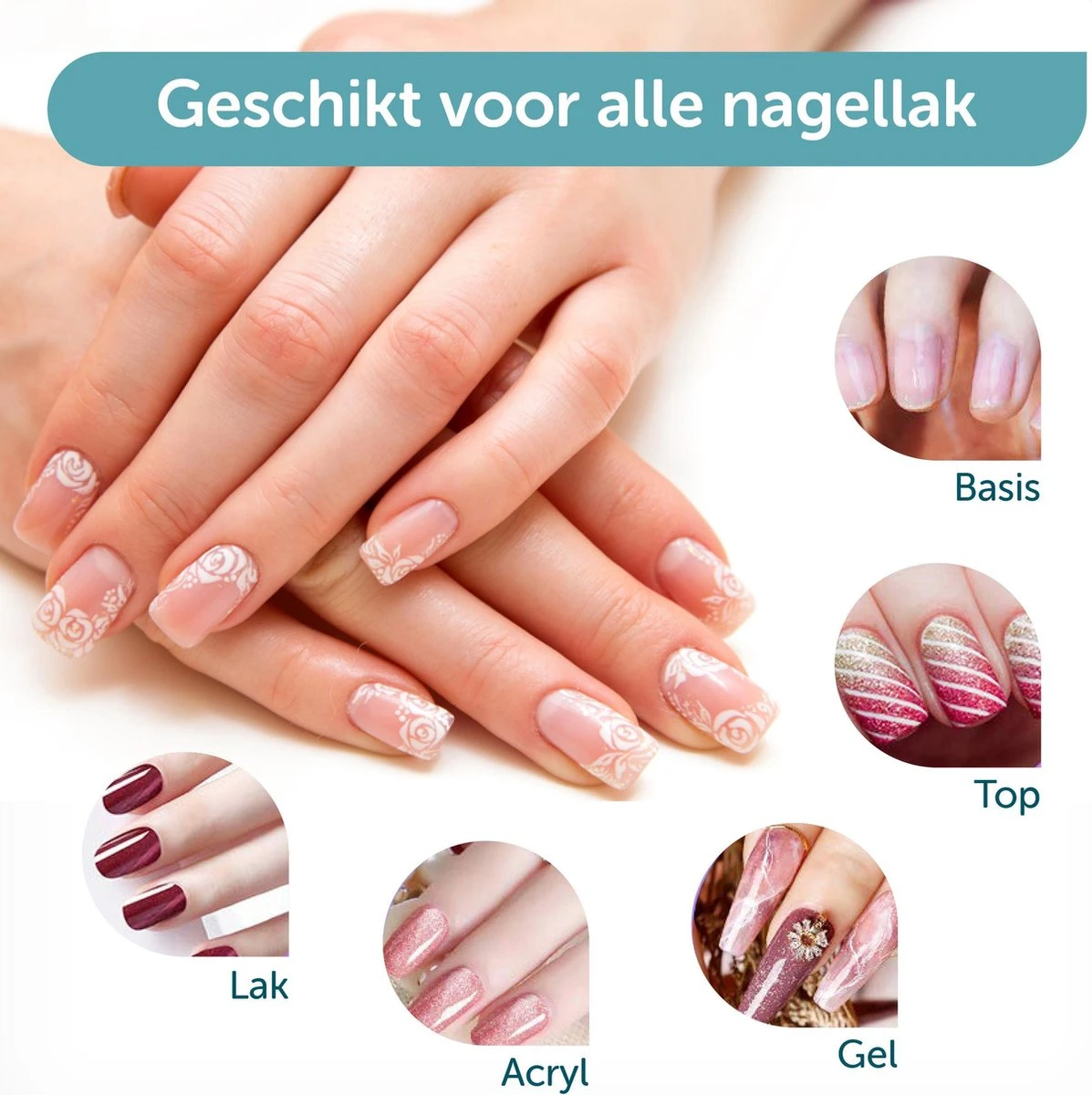 ForDig 80W Professionele Nageldroger Voor Gel Nagels - Nagellak Droger Met UV LED Lamp En Timer Voor Gelnagels - Nageldrogerlamp Met 45 LED Lampjes Voor Nagel Gellak - Geschikt Voor Manicure En Pedicure - Nagellakdroger Hard Gelpolish Builder 4 ForDig 80W Professionele Nageldroger Voor Gel Nagels - Nagellak Droger Met UV LED Lamp En Timer Voor Gelnagels - Nageldrogerlamp Met 45 LED Lampjes Voor Nagel Gellak - Geschikt Voor Manicure En Pedicure - Nagellakdroger Hard Gelpolish Builder - Afbeelding 2