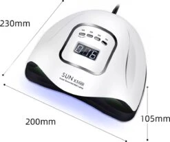 Merkloos Daniqqi - 80 Watt UV LED Lamp Nagels - 45 Leds Nagellamp - Wit 20 Merkloos Daniqqi - 80 Watt UV LED Lamp Nagels - 45 Leds Nagellamp - Wit -Cosmeticawinkel 1200x1004 1