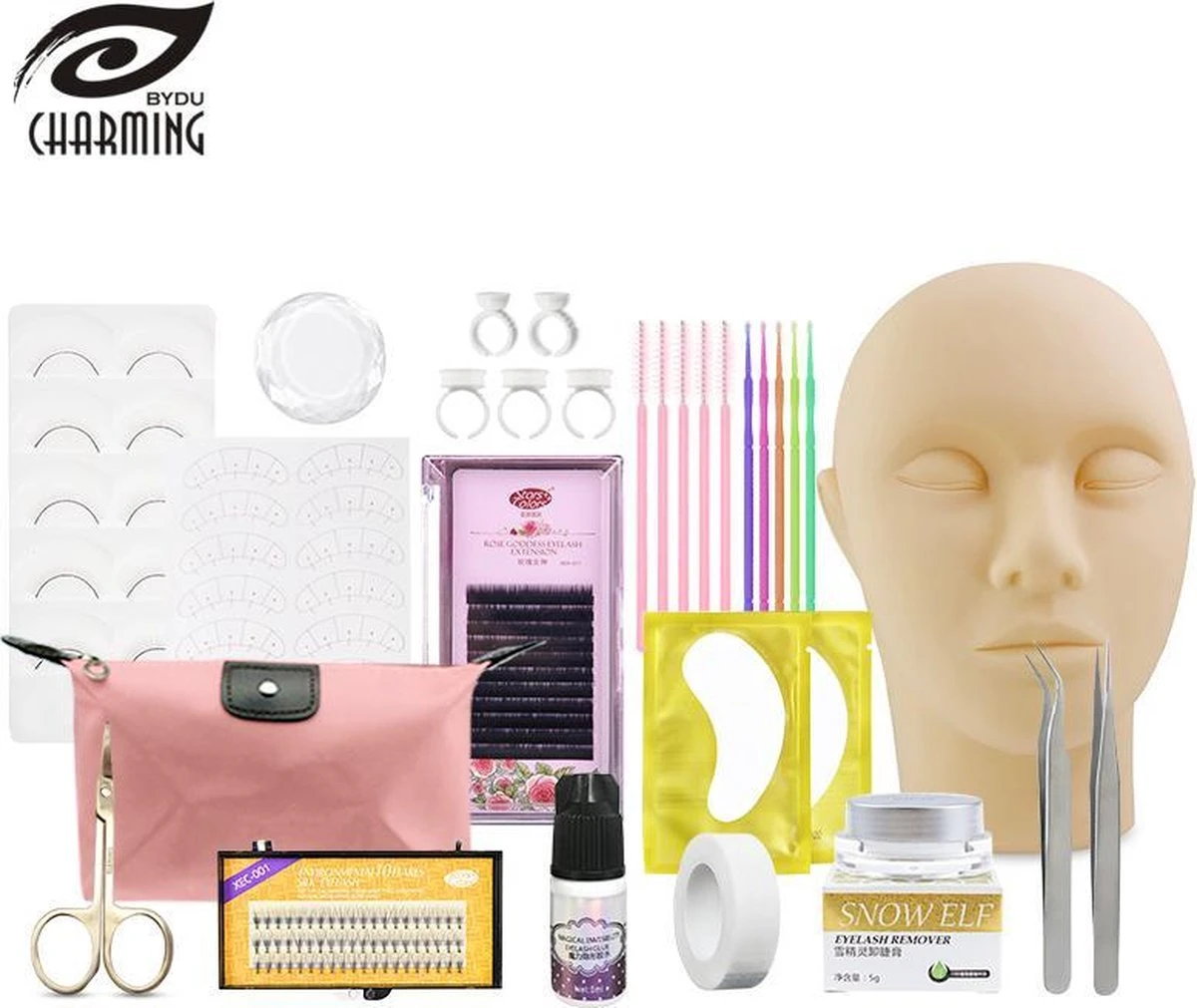 Lashes & More | Wimperextensions Starters Pakket | Oefenset Voor Beginnend Wimperstylist | Lash Kit | Oefen Wimper Set 2 Lashes & More | Wimperextensions Starters Pakket | Oefenset Voor Beginnend Wimperstylist | Lash Kit | Oefen Wimper Set