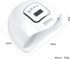 Victoria Nails Pro - 150W/45 LEDs - 2 In 1 UV/leD Lamp - 2021 SUNX5 MAX UV/LED Lamp - Manicure/Pedicure Handen En Voeten - Gellak - Gelnagels - Acrylnagels - Top Coat-Led Nagellamp-Uv Nagellamp-Nagels-Nageldroger - Nagel Tafellamp -Cosmeticawinkel 1200x1011 2