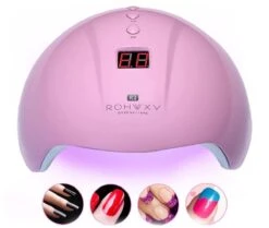 Merkloos Nagel UV Lamp Gelnagels - LED Lamp - Gellak - Nagellak Droger - Nagellak - 36W - Roze
