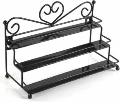 Confibel Nagellak Organizer - Nagellak Flesjes Houder - Essentiële Oliën Organizer - Rek Voor Flesjes - Wanddecoratie - Zwart -Cosmeticawinkel 1200x1025