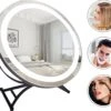 Great's® Make Up Spiegel Met LED Verlichting - ⌀ 40cm - Visagie Spiegel Rond - Extra Close Up Spiegeltje 10x - Zwart 2 Great's® Make Up Spiegel Met LED Verlichting - ⌀ 40cm - Visagie Spiegel Rond - Extra Close Up Spiegeltje 10x - Zwart -Cosmeticawinkel 1200x1040 1