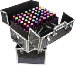 Cosmetica Of Nagel Koffer XL Zwart Glad 13 Cosmetica Of Nagel Koffer XL Zwart Glad -Cosmeticawinkel 1200x1050 1