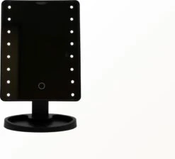 Draaibare Make-up Spiegel Met 16 Ingebouwde LED Lampjes - Zwart - Verlichting - Cosmetica - Draaibaar - Spiegel - LED - Make-up - Make-up Spiegel -Cosmeticawinkel 1200x1086 12
