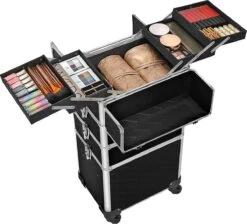 XXL PRO Visagie Beauty Case Koffer Trolley - Nagelkoffer Op Wielen Voor Makeup Of Cosmetica - Grote Uitklapbare Opbergsysteem Nagel Styliste Kapster - Zwart 13 XXL PRO Visagie Beauty Case Koffer Trolley - Nagelkoffer Op Wielen Voor Makeup Of Cosmetica - Grote Uitklapbare Opbergsysteem Nagel Styliste Kapster - Zwart -Cosmeticawinkel 1200x1090 3