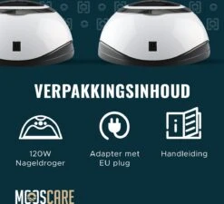 MOOSCARE 120 Watt LED Lamp Voor Gellak Nagels - UV Lamp Gelnagels - Nail Art Nagellamp - Gel Nagellak Nageldroger -Cosmeticawinkel 1200x1094 7