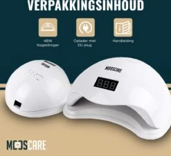 MOOSCARE 48 Watt LED Lamp Voor Gellak Nagels - UV Lamp Gelnagels - Nail Art Nagellamp - Gel Nagellak Nageldroger 17 MOOSCARE 48 Watt LED Lamp Voor Gellak Nagels - UV Lamp Gelnagels - Nail Art Nagellamp - Gel Nagellak Nageldroger -Cosmeticawinkel 1200x1096 2