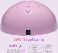 Merkloos Nagel UV Lamp Gelnagels - LED Lamp - Gellak - Nagellak Droger - Nagellak - 36W - Roze -Cosmeticawinkel 1200x1100 2