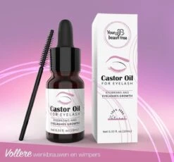 Your Beauty Tree ® Wimper Serum Met Echte Castor Olie |100% Natuurlijke Wimpergroei| Castor Oil Eyelash Serum|Wonder Olie | Wimper Groei | Wenkbrauw Serum | Lash Serum | Wimper Groeimiddel -Cosmeticawinkel 1200x1115 4