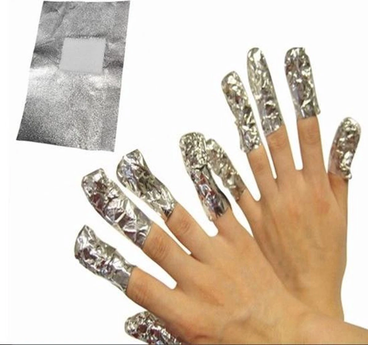 100 Stuks Gellak Remover Pads Aluminiumfolie / Gel Nagel Lak Nagellak Verwijderaar / Soak Off Remove Verwijderen 3 100 Stuks Gellak Remover Pads Aluminiumfolie / Gel Nagel Lak Nagellak Verwijderaar / Soak Off Remove Verwijderen