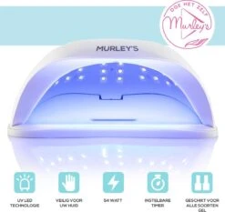Murley’s Pro Dual Nagellamp Gellak Nageldroger - UV LED Nagel Lamp - 54 Watt - 36 LED’s 12 Murley’s Pro Dual Nagellamp Gellak Nageldroger - UV LED Nagel Lamp - 54 Watt - 36 LED’s -Cosmeticawinkel 1200x1134 3