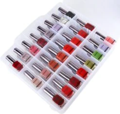 Nagellak Organizer - Koffer Met Vakverdeling - Ruimte Voor 48 Verschillende Nagellakpotjes - 35 X 30 Cm - Kunststof - Naaigarenopbergkoffer -Cosmeticawinkel 1200x1135 7