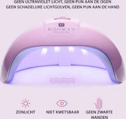 Merkloos Nagel UV Lamp Gelnagels - LED Lamp - Gellak - Nagellak Droger - Nagellak - 36W - Roze -Cosmeticawinkel 1200x1136 2
