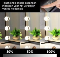 Hollywood Spiegel | Videri Vanity Zwart | Spiegel Met Verlichting | Make Up Spiegel | Visagie Spiegel | Cosmetische Spiegel | Dimbaar 10 Hollywood Spiegel | Videri Vanity Zwart | Spiegel Met Verlichting | Make Up Spiegel | Visagie Spiegel | Cosmetische Spiegel | Dimbaar -Cosmeticawinkel 1200x1144 6