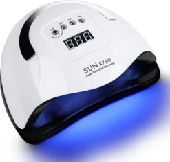 Victoria Nails Pro - 180W/57 LEDs - 2 In 1 UV/LED Lamp -SUN X7 MAX-Manicure/Pedicure Handen En Voeten - Gellak - Gelnagels - Acrylnagels - Top Coat - Matte Top Coat - Led Nagellamp - Uv Nagellamp - Nagels - Nagellak Droger - Tafellamp - Nageldroger -Cosmeticawinkel 1200x1145 1