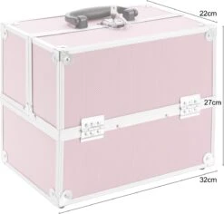 AREBOS Cosmeticakoffer Beauty Case Multikoffer 15 L Roze 24 AREBOS Cosmeticakoffer Beauty Case Multikoffer 15 L Roze -Cosmeticawinkel 1200x1145 2
