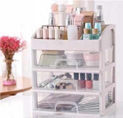 Make Up Organizer Met Lade - Cosmetica Opbergdoos - Sieradendoos - Beauty 15 Make Up Organizer Met Lade - Cosmetica Opbergdoos - Sieradendoos - Beauty -Cosmeticawinkel 1200x1149 2