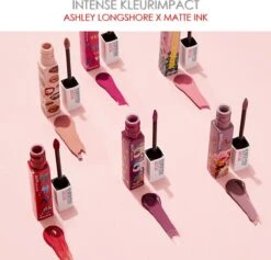 Maybelline Superstay Langhoudende Lippenstift - Matte Ink X Ashley Longshore - 95 Visionary - Paars - Limited Edition -Cosmeticawinkel 1200x1150 1