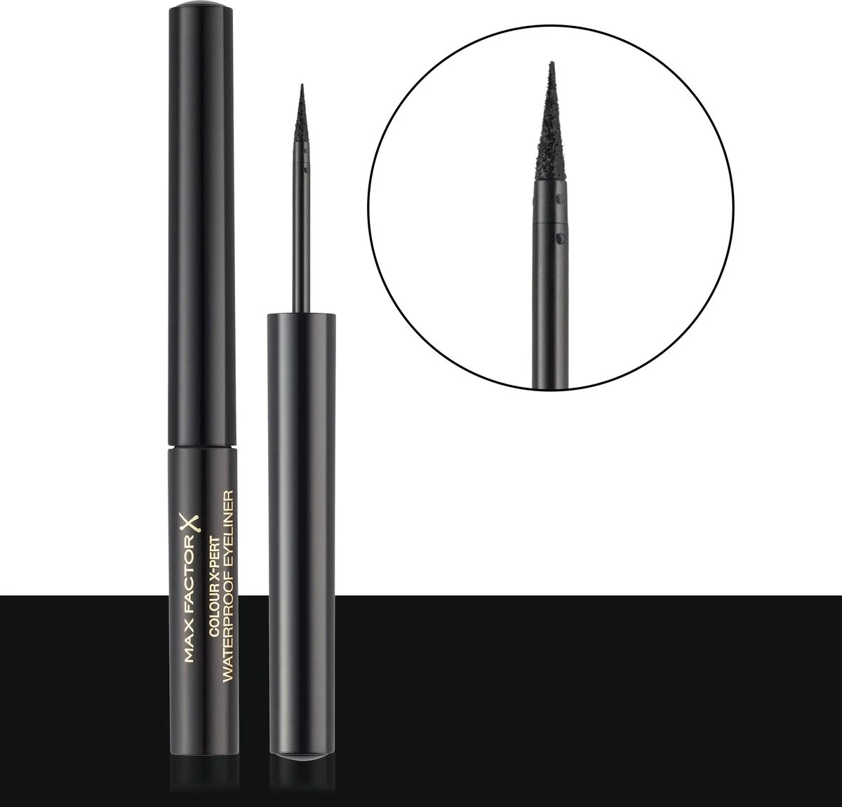 Max Factor Colour Xpert Waterproof - 01 Deep Black - Zwart - Eyeliner 13 Max Factor Colour Xpert Waterproof - 01 Deep Black - Zwart - Eyeliner - Afbeelding 11
