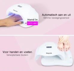 LifeGoods Nageldroger - Voor Gelnagels - 36 LED's - 54W 14 LifeGoods Nageldroger - Voor Gelnagels - 36 LED's - 54W -Cosmeticawinkel 1200x1153 2