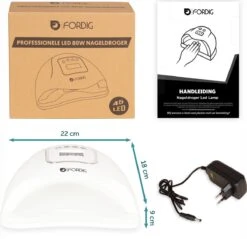 ForDig 80W Professionele Nageldroger Voor Gel Nagels - Nagellak Droger Met UV LED Lamp En Timer Voor Gelnagels - Nageldrogerlamp Met 45 LED Lampjes Voor Nagel Gellak - Geschikt Voor Manicure En Pedicure - Nagellakdroger Hard Gelpolish Builder 15 ForDig 80W Professionele Nageldroger Voor Gel Nagels - Nagellak Droger Met UV LED Lamp En Timer Voor Gelnagels - Nageldrogerlamp Met 45 LED Lampjes Voor Nagel Gellak - Geschikt Voor Manicure En Pedicure - Nagellakdroger Hard Gelpolish Builder -Cosmeticawinkel 1200x1159 21