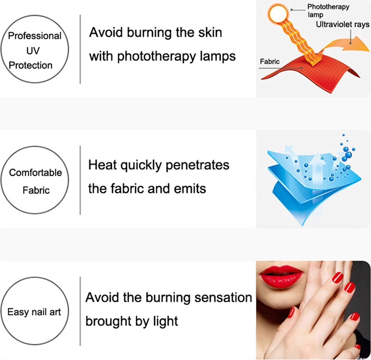 Anti | UV | Stralings Beschermings | Handschoenen | UV Lamp | UV Handschoenen| Nageldrogerlamp | Manucure | Gel Nagels 6 Anti | UV | Stralings Beschermings | Handschoenen | UV Lamp | UV Handschoenen| Nageldrogerlamp | Manucure | Gel Nagels - Afbeelding 4